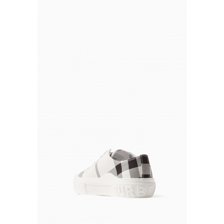 Burberry - Sneakers in Check Cotton Canvas