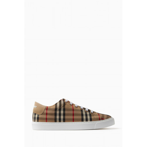 Burberry - Sneakers in Vintage Check & Leather