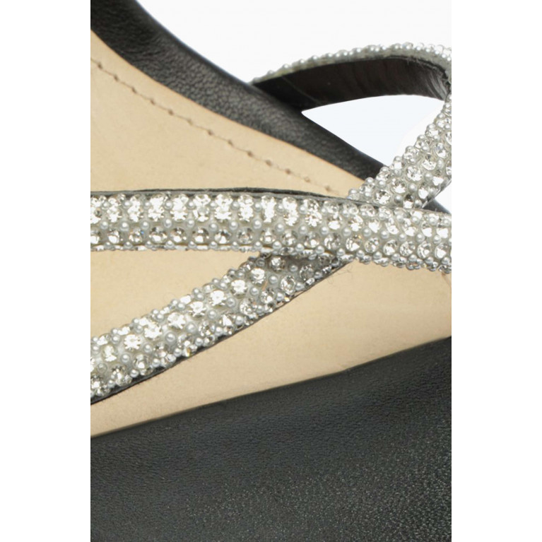 Schutz - Multi-strap Crystal 110 Sandals in Leather