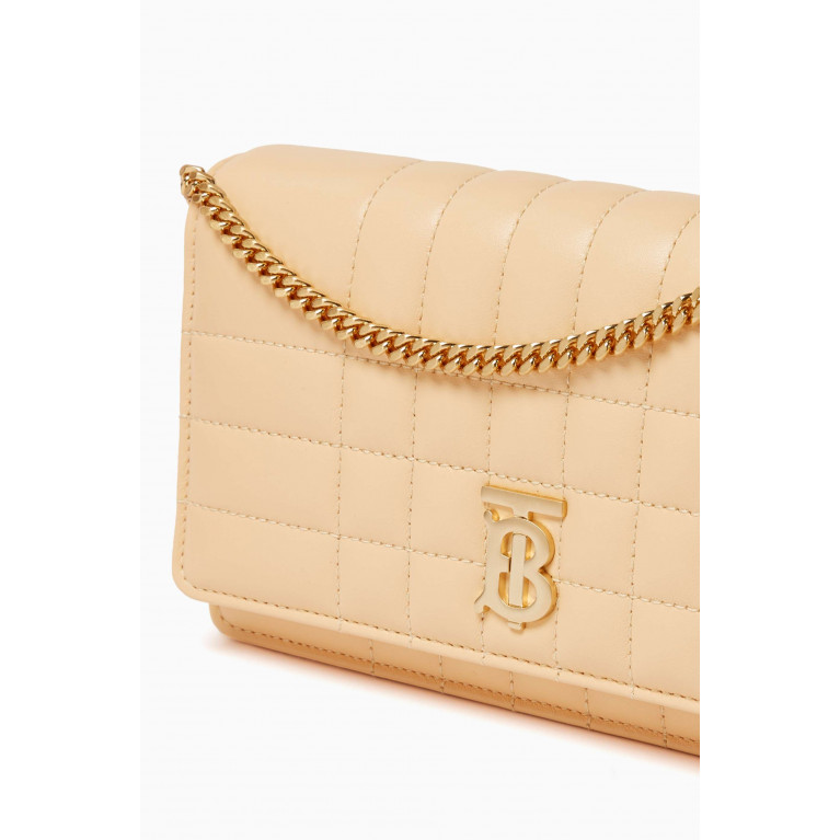 Burberry - Lola Clutch Bag in Quilted Leather