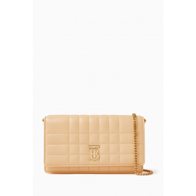 Burberry - Lola Clutch Bag in Quilted Leather