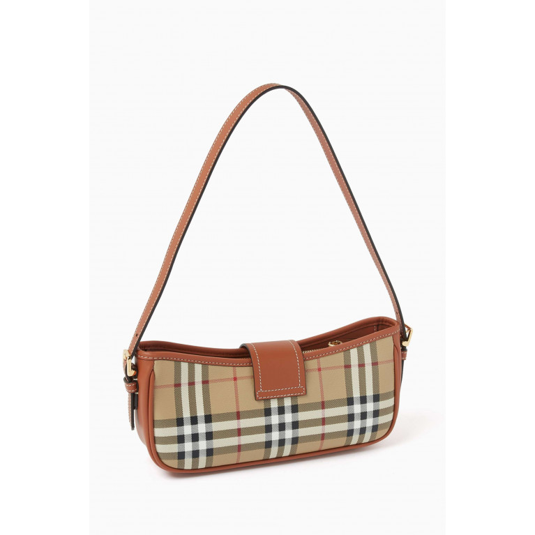 Burberry - Vintage Sling Bag in Check Canvas