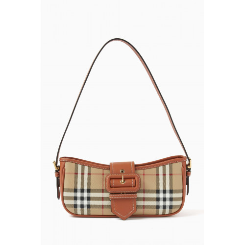 Burberry - Vintage Sling Bag in Check Canvas