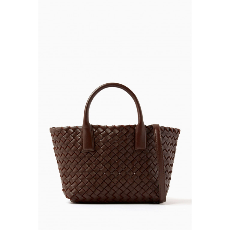 Bottega Veneta - Mini Cabat Tote Bag in Inteccio Leather
