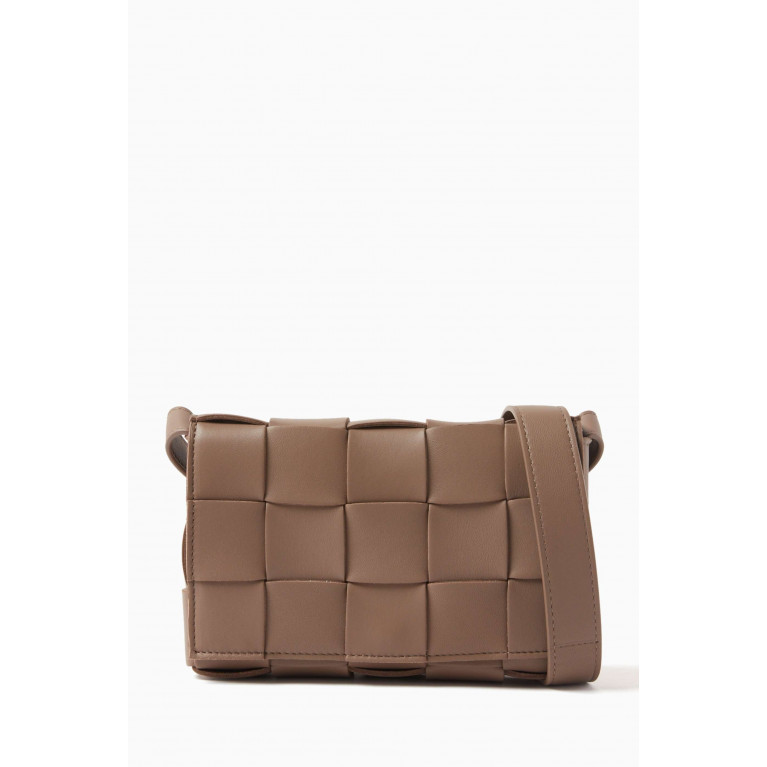 Bottega Veneta - Small Cassette Cross-body Bag in Intrecciato Leather