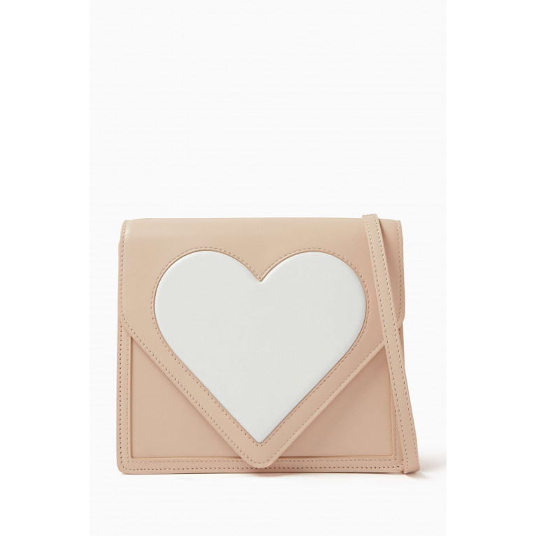 Marina Raphael - Alexa Heart Crossbody Bag in Leather