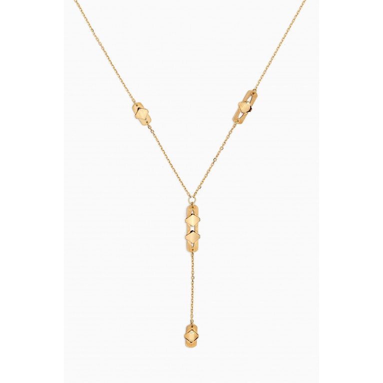 Damas - Moda Geometrica Y Necklace in 18kt Gold