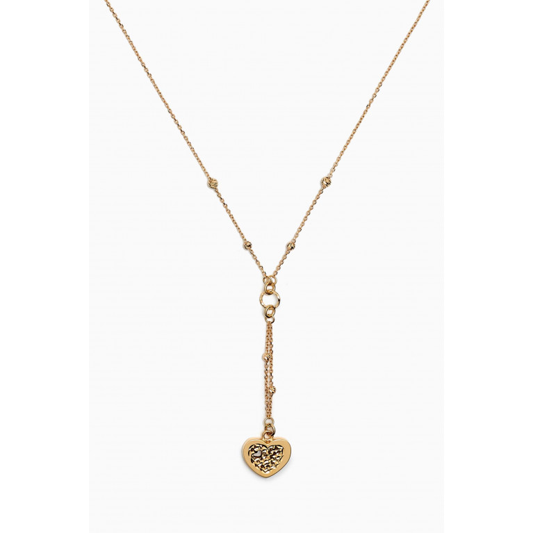 Damas - Moda Heart Necklace in 18kt Gold