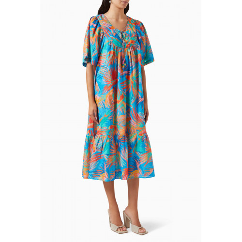 Farm Rio - Painted Birds Cover-up in Cotton