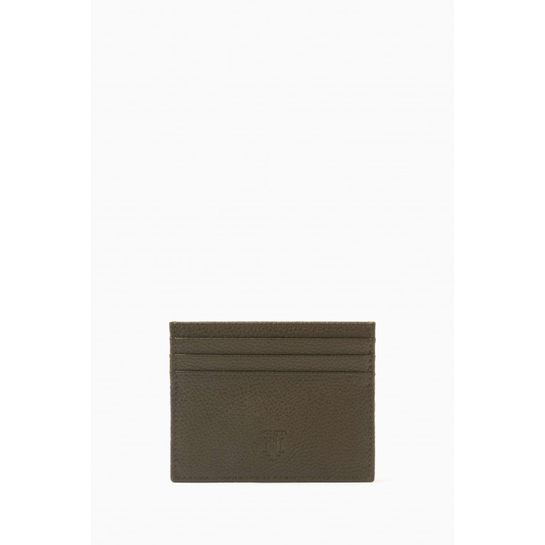 MONTROI - Scorpion Print Card Holder in Leather