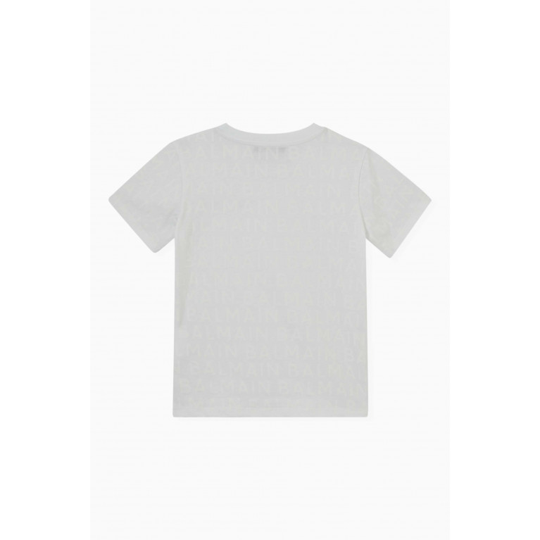Balmain - Allover Print T-shirt in Jersey