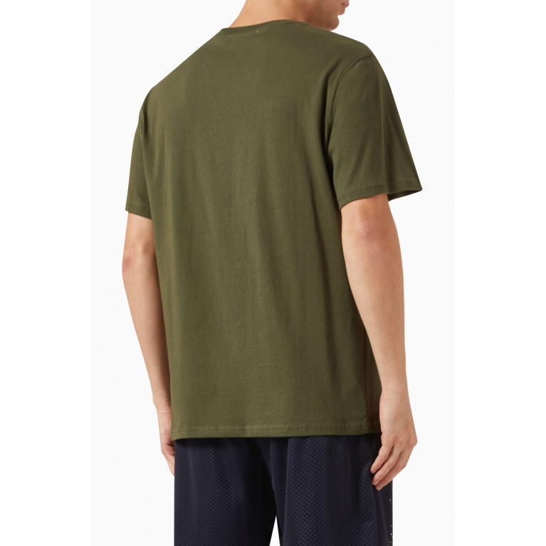 Les Deux - Clubbers T-shirt in Organic Cotton Green