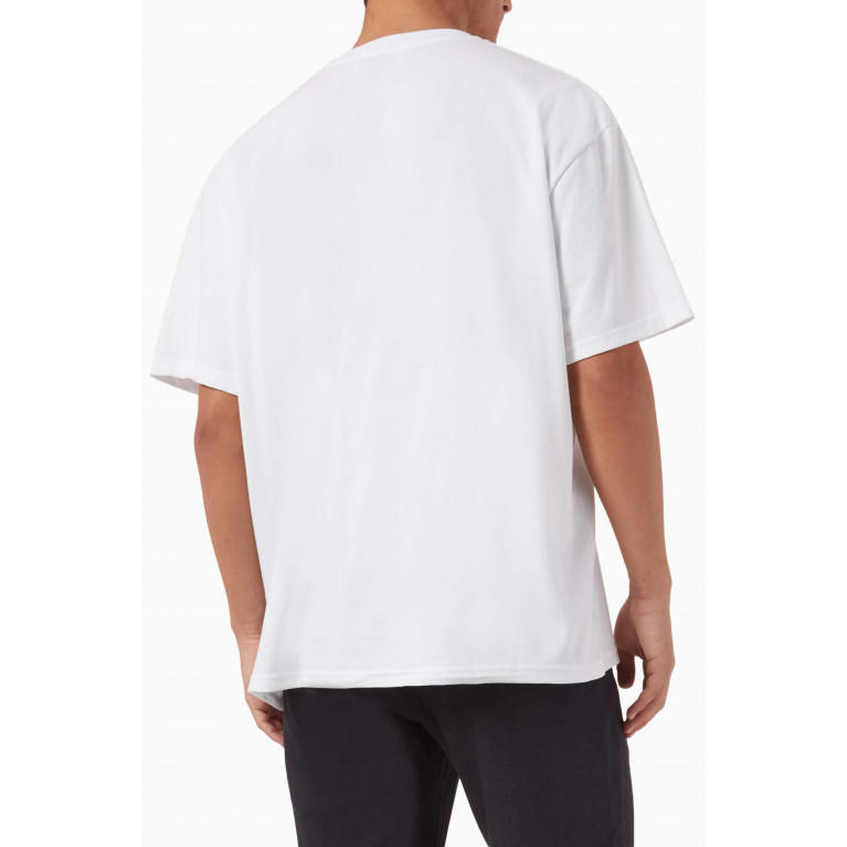 Les Deux - Crew T-shirt in Cotton Jersey White