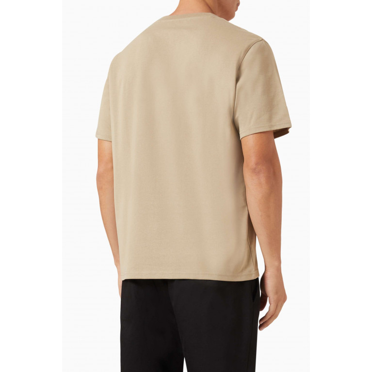 Les Deux - Flag T-shirt in Recycled Cotton-jersey Neutral