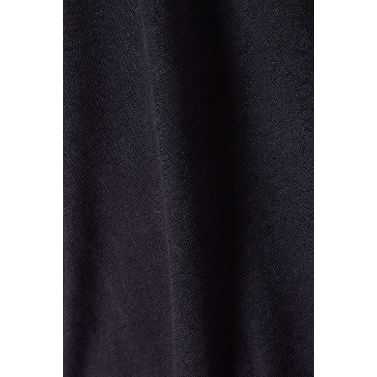 Les Deux - Elba Polo Shirt in Linen-blend Knit Blue