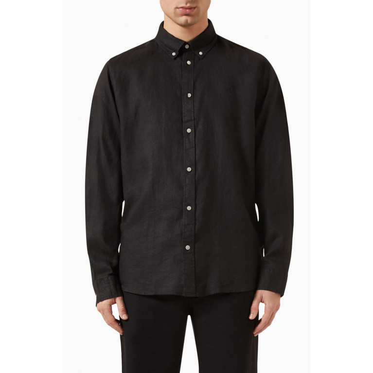 Les Deux - Kristian Shirt in Linen Black