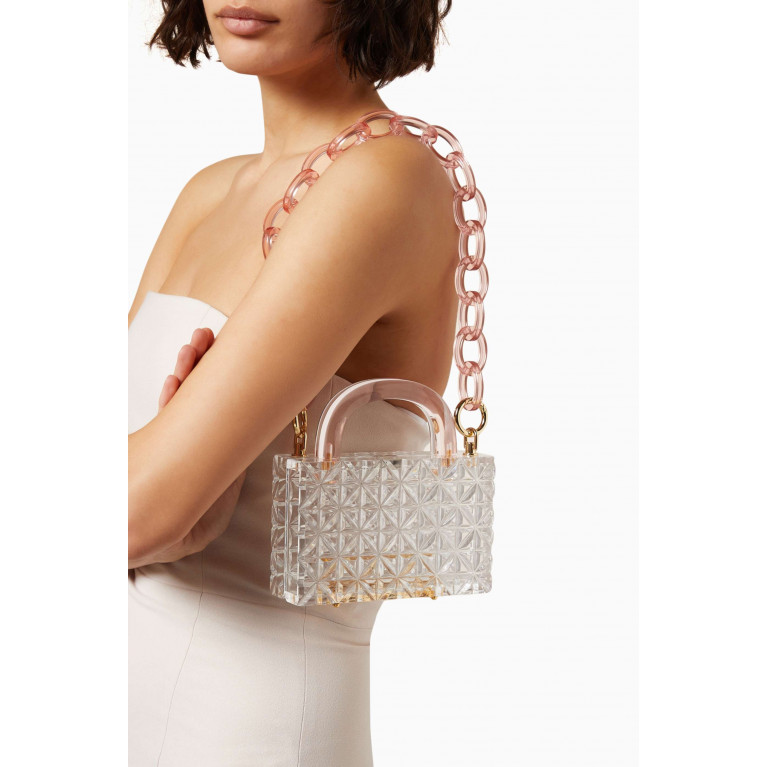 L'AFSHAR - Maude Geometric Bag in Acrylic