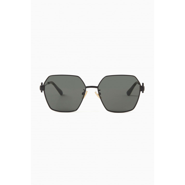 Bottega Veneta - Square Sunglasses in Metal