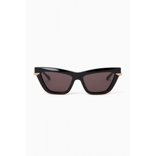 Bottega Veneta - Cat-eye Sunglasses in Recycled Acetate & Metal
