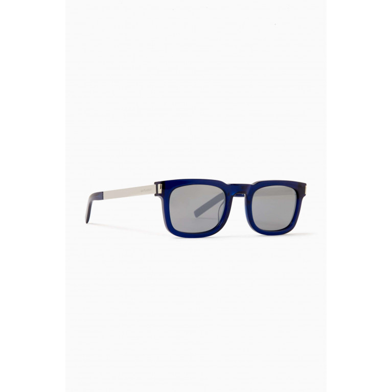 Saint Laurent - Square Sunglasses in Acetate & Metal