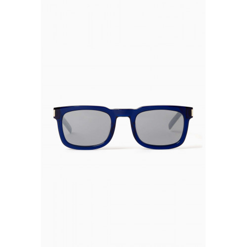 Saint Laurent - Square Sunglasses in Acetate & Metal