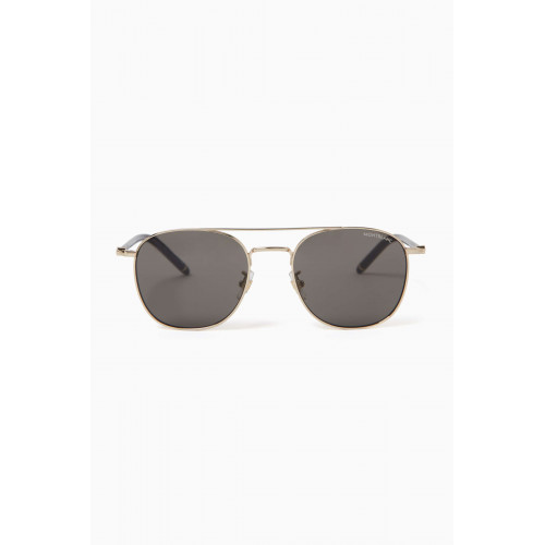 Montblanc - Aviator Sunglasses in Metal