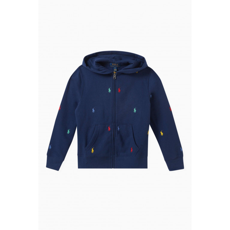 Polo Ralph Lauren - Logo-embroidered Hoodie in Cotton