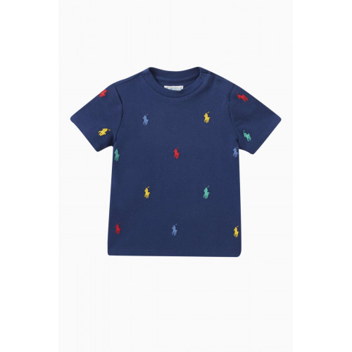 Polo Ralph Lauren - Logo-embroidered T-shirt in Cotton