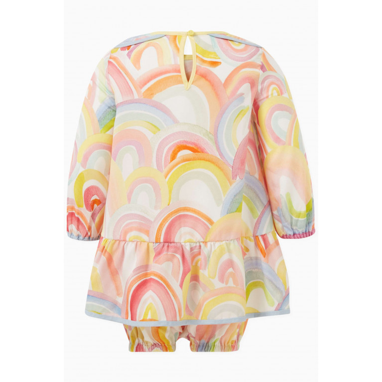 Stella McCartney - Rainbow-print Dress Set in Cotton