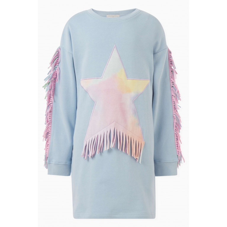 Stella McCartney - Fringe-detail Star Sweater Dress in Organic Cotton
