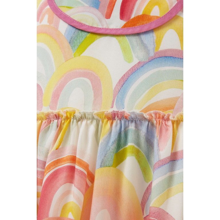 Stella McCartney - All-over Rainbow Dress in Organic Cotton