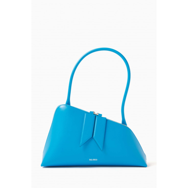The Attico - Sunrise Asymmetrical Shoulder Bag in Calf Leather