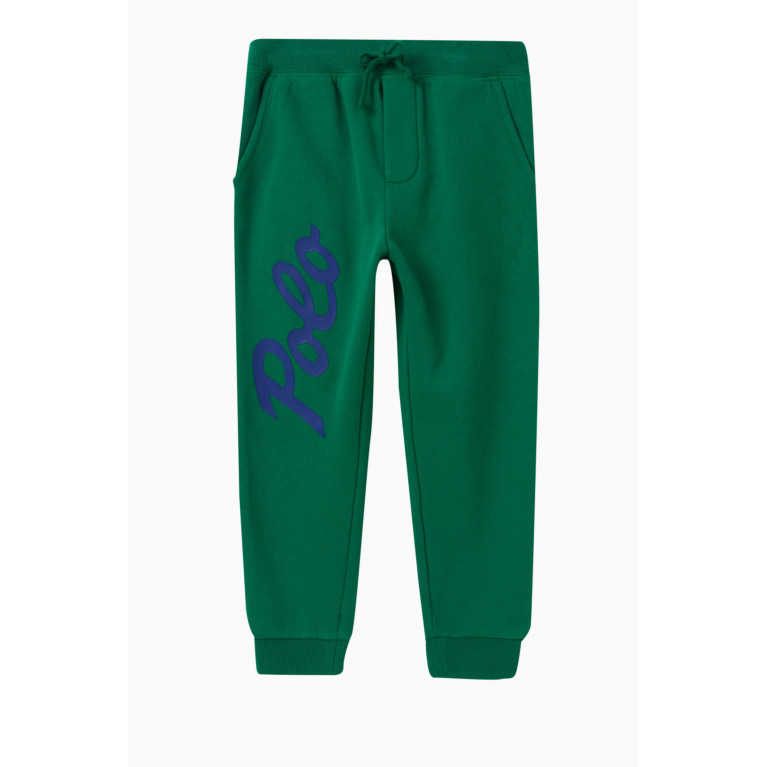 Polo Ralph Lauren - Logo Print Sweatpants in Cotton Blend Pink