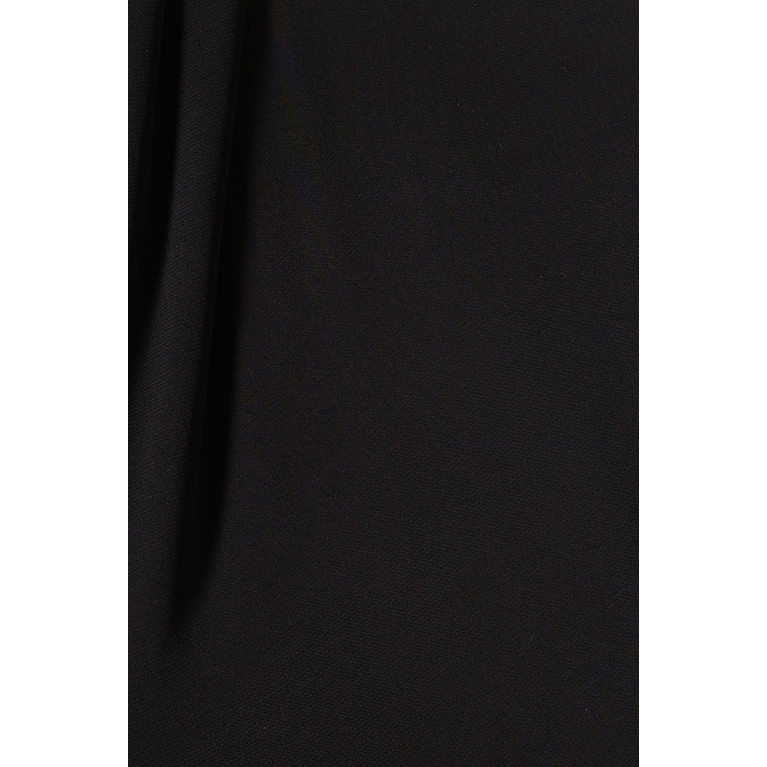 Versace - Slashed Hoodie Midi Dress in Stretch-jersey