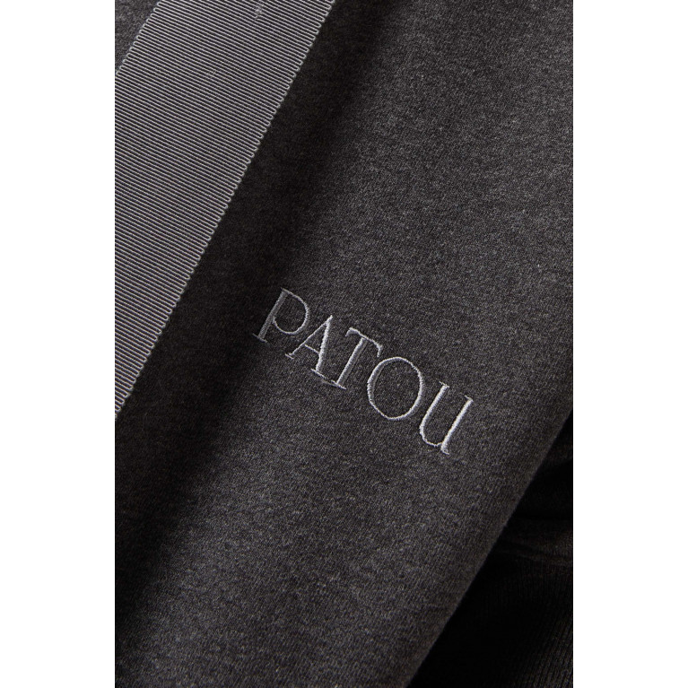 Patou - Trompe l'oeil Hoodie in Organic Cotton Grey