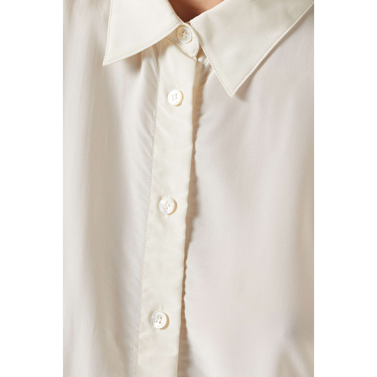 Theory - Tie Waist Shirt in Crepe