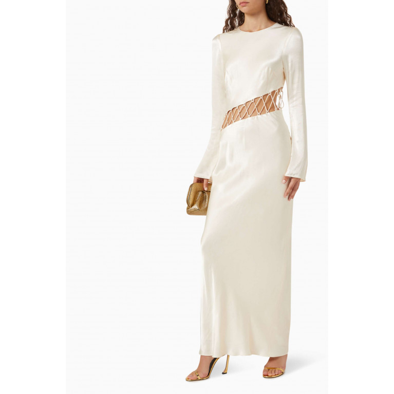 Shona Joy - Arienzo Asymmetrical Maxi Dress in Viscose-blend