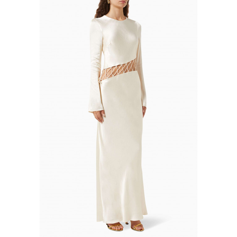 Shona Joy - Arienzo Asymmetrical Maxi Dress in Viscose-blend