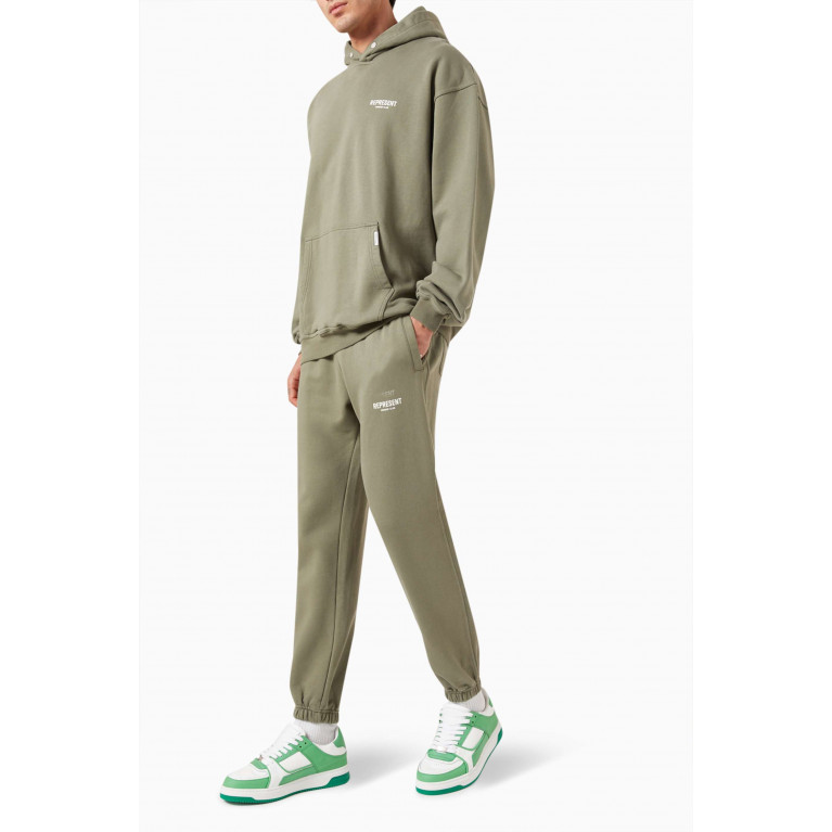 Represent - Owners Club Sweatpants in Loopback Cotton Green