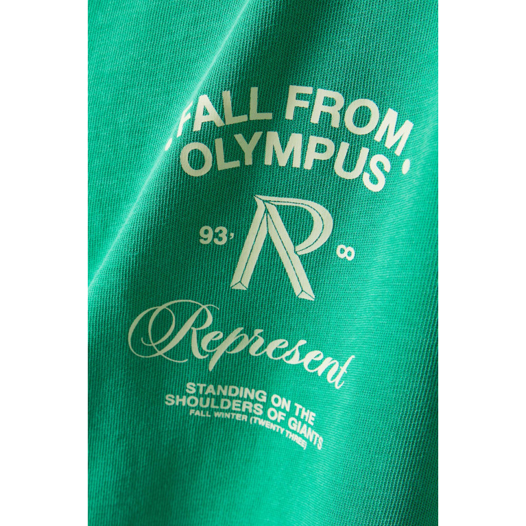 Represent - Fall From Olympus T-shirt in Cotton-jersey Green