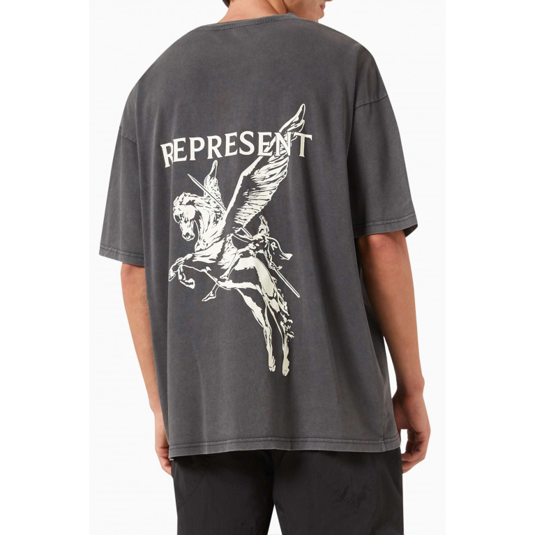 Represent - Power & Speed T-shirt in Cotton Grey