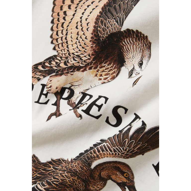 Represent - Birds of Prey T-shirt in Cotton-jersey White