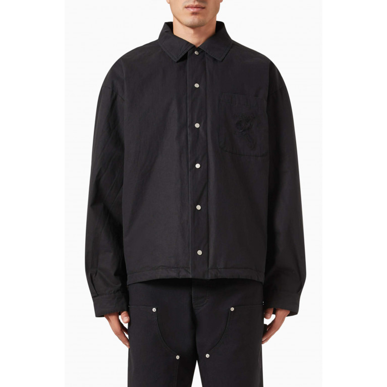 Represent - Logo-embroidered Shirt in Cotton