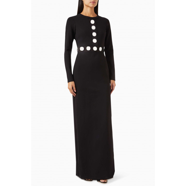 Staud - Asher Paillette Maxi Dress in Rayon-blend