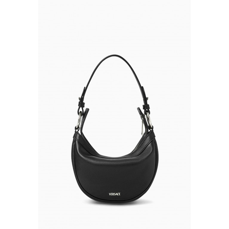 Versace - Mini Repeat Hobo Bag in Smooth Leather
