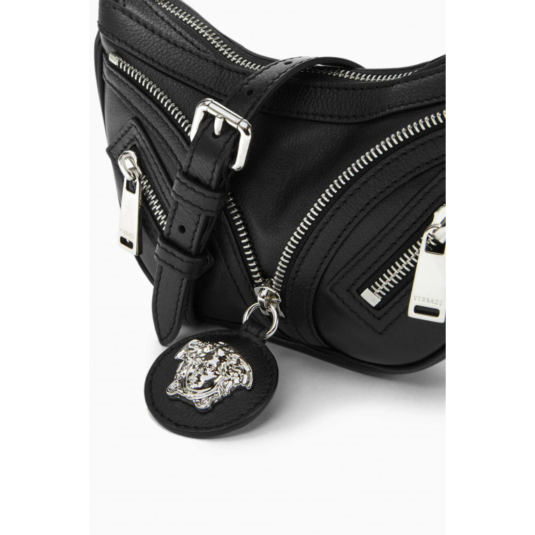 Versace - Mini Repeat Hobo Bag in Smooth Leather