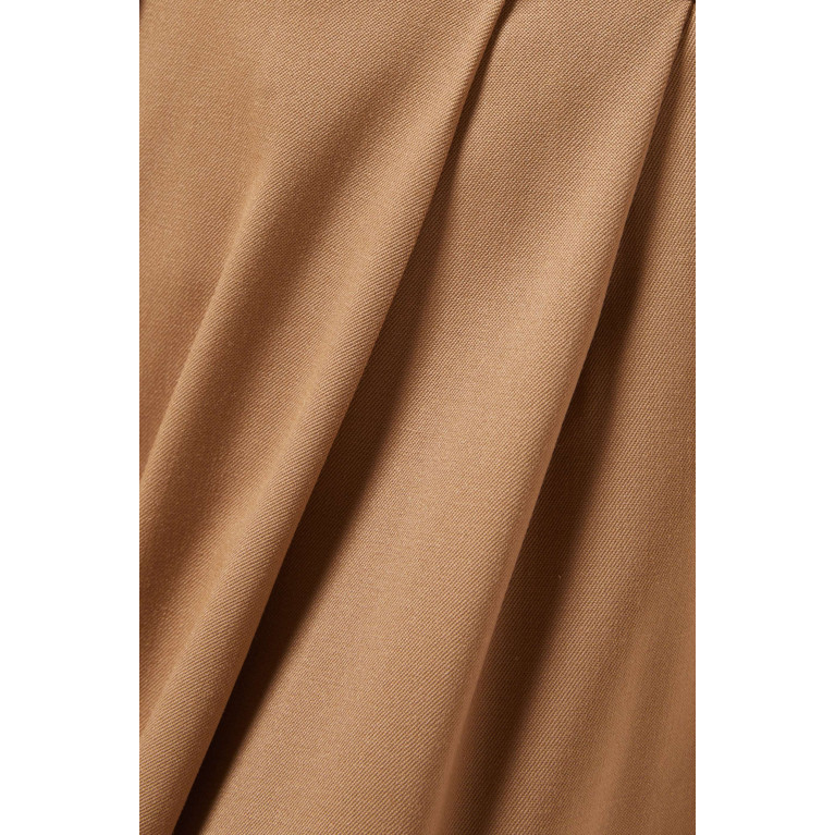 The Attico - Gary Pants in Wool Brown