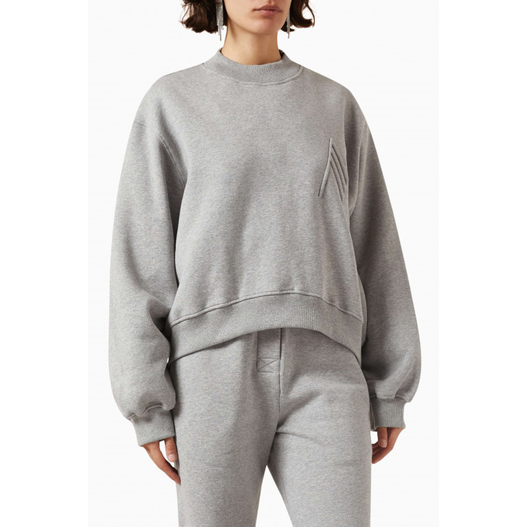 The Attico - Pet Sweatshirt in Cotton-fleece