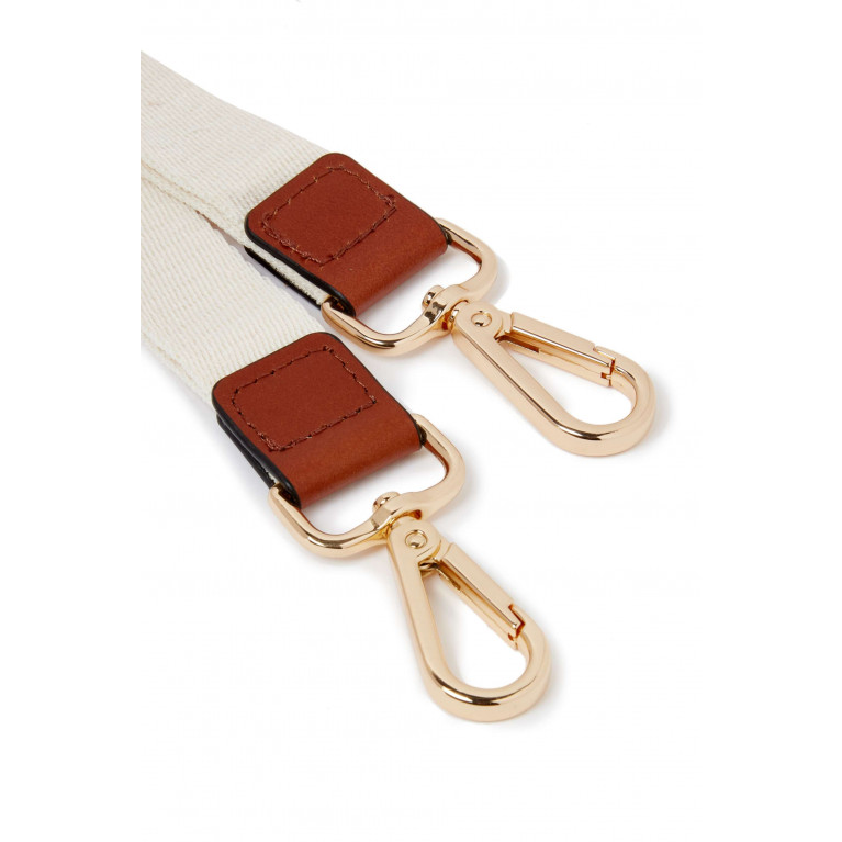 Chloé - Web Bag Straps in Cotton and Calf Leather