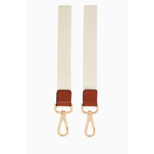 Chloé - Web Bag Straps in Cotton and Calf Leather